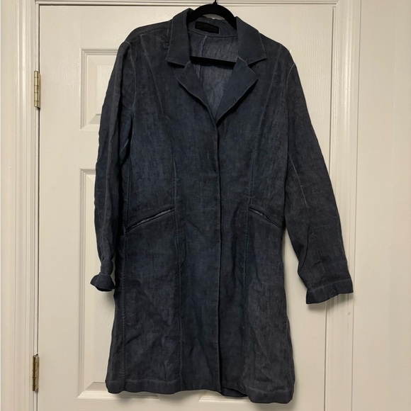 Peruvian Connection Linen Dress - Picture 1 of 10